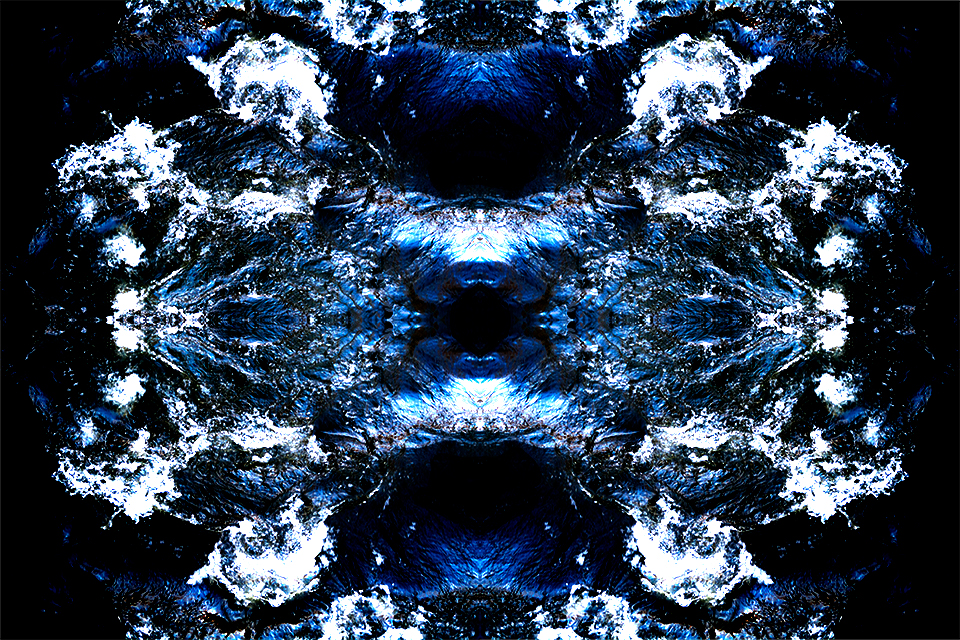 Photo of a pattern made with water